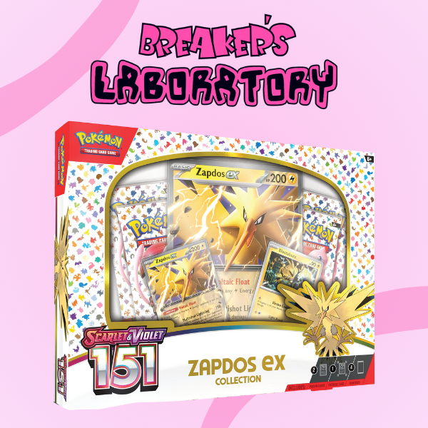 Zapdos ex Collection 151 Box