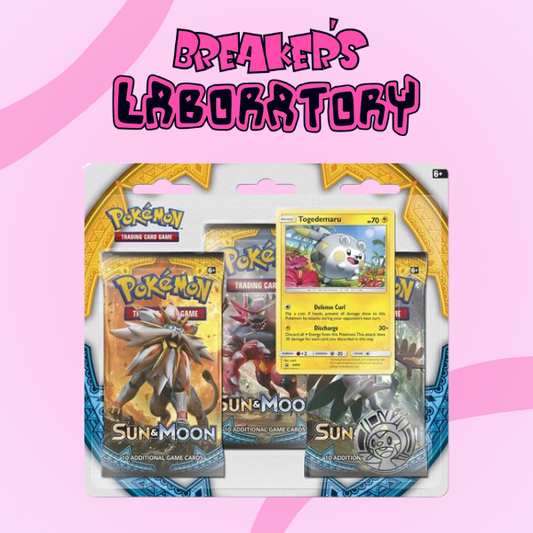 Sun & Moon Base 3 Pack Blister (Togedemaru Promo)