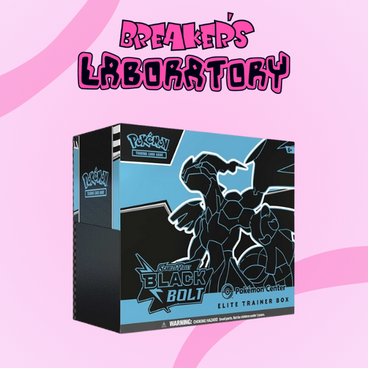 Black Bolt Pokemon Center Elite Trainer Box